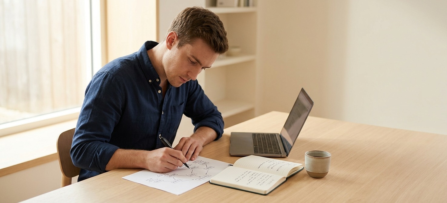 Practice case interviews alone