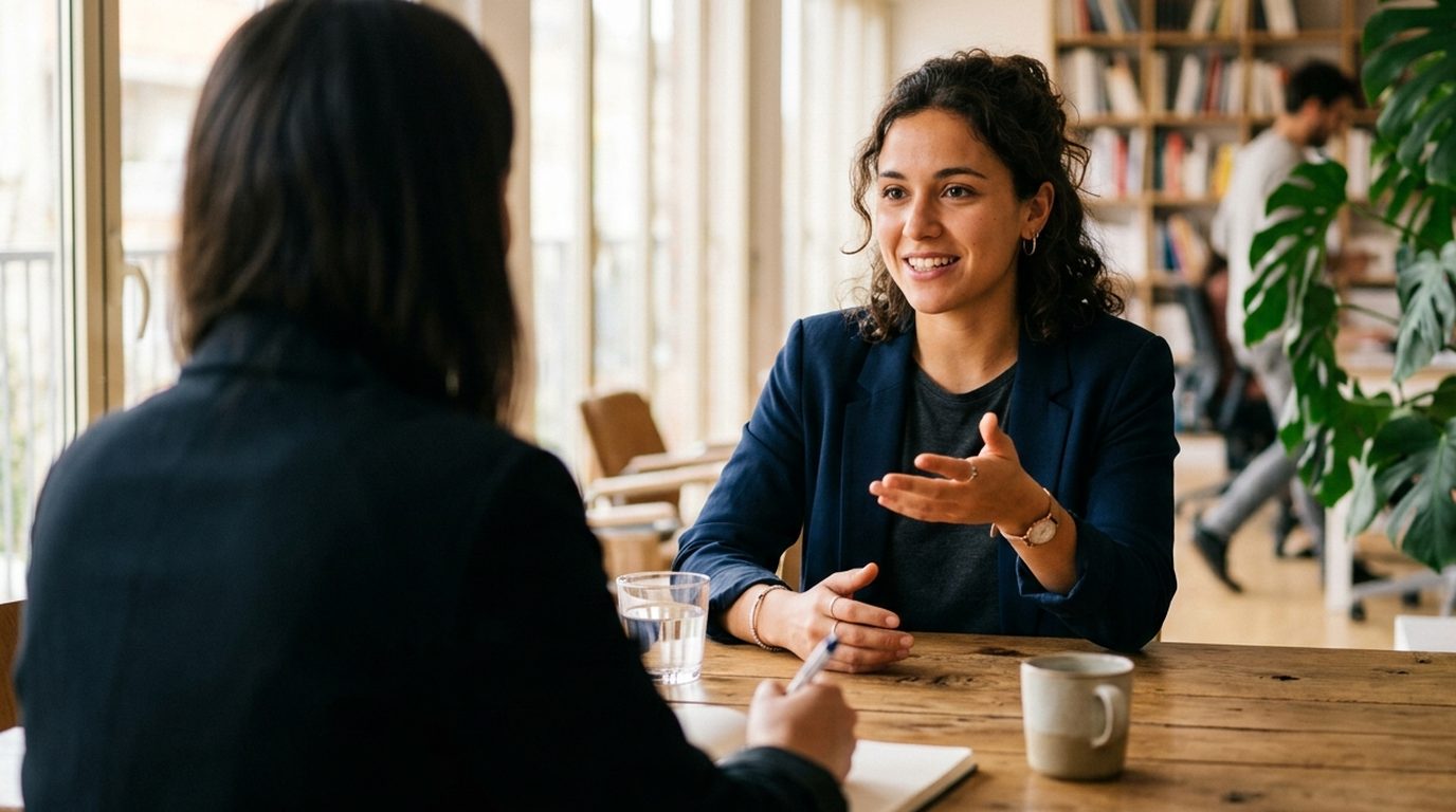Candidate answering why consulting in an interview