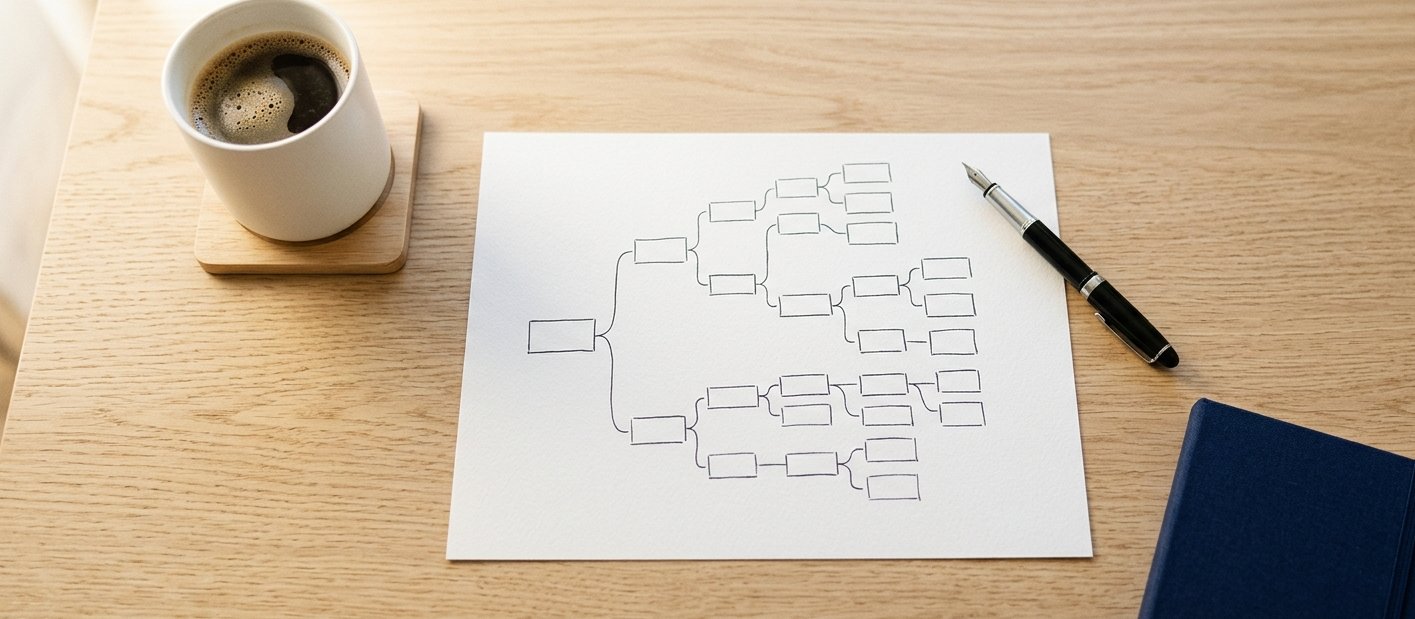 Ejemplos de entrevista de caso: estructurar un issue tree en papel