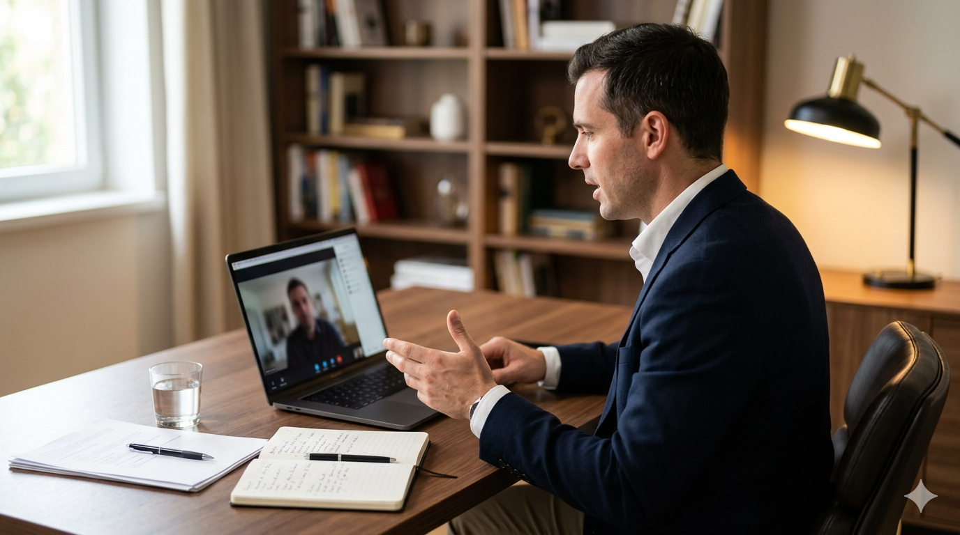 Sesión de entrevista real con ex-consultor